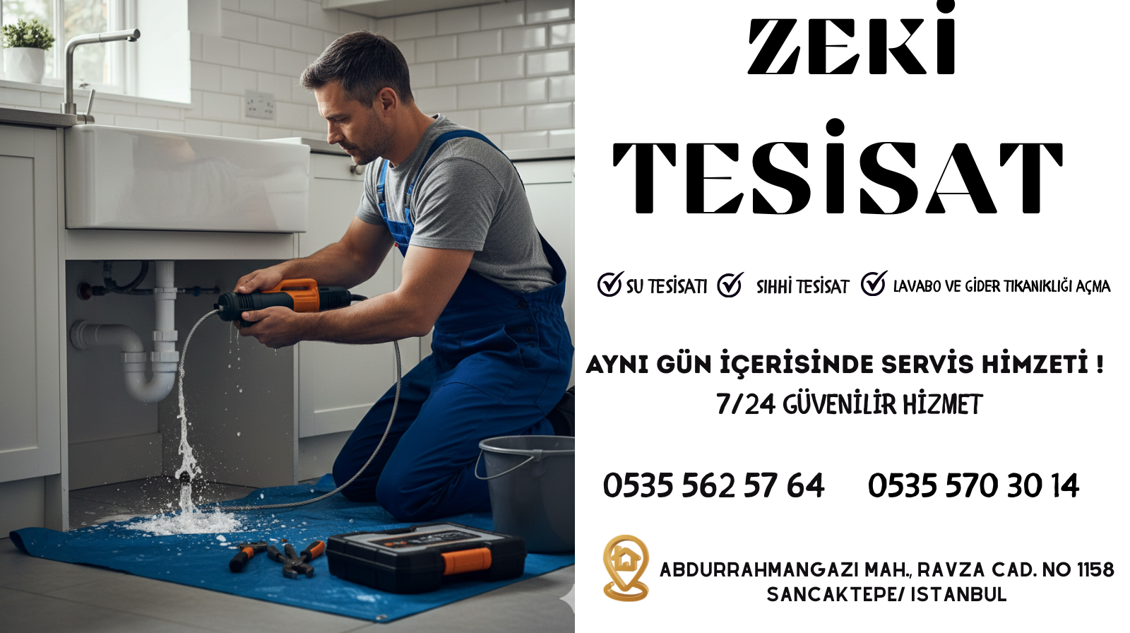 sancaktepe su tesisatçısı